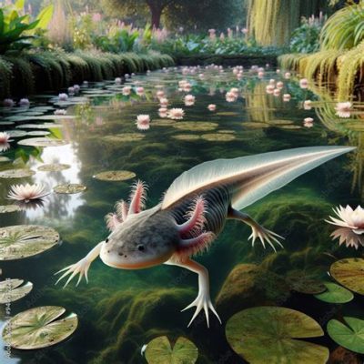  Axolotl: Um anfíbio com regeneração celular incrível que habita lagos de água doce!